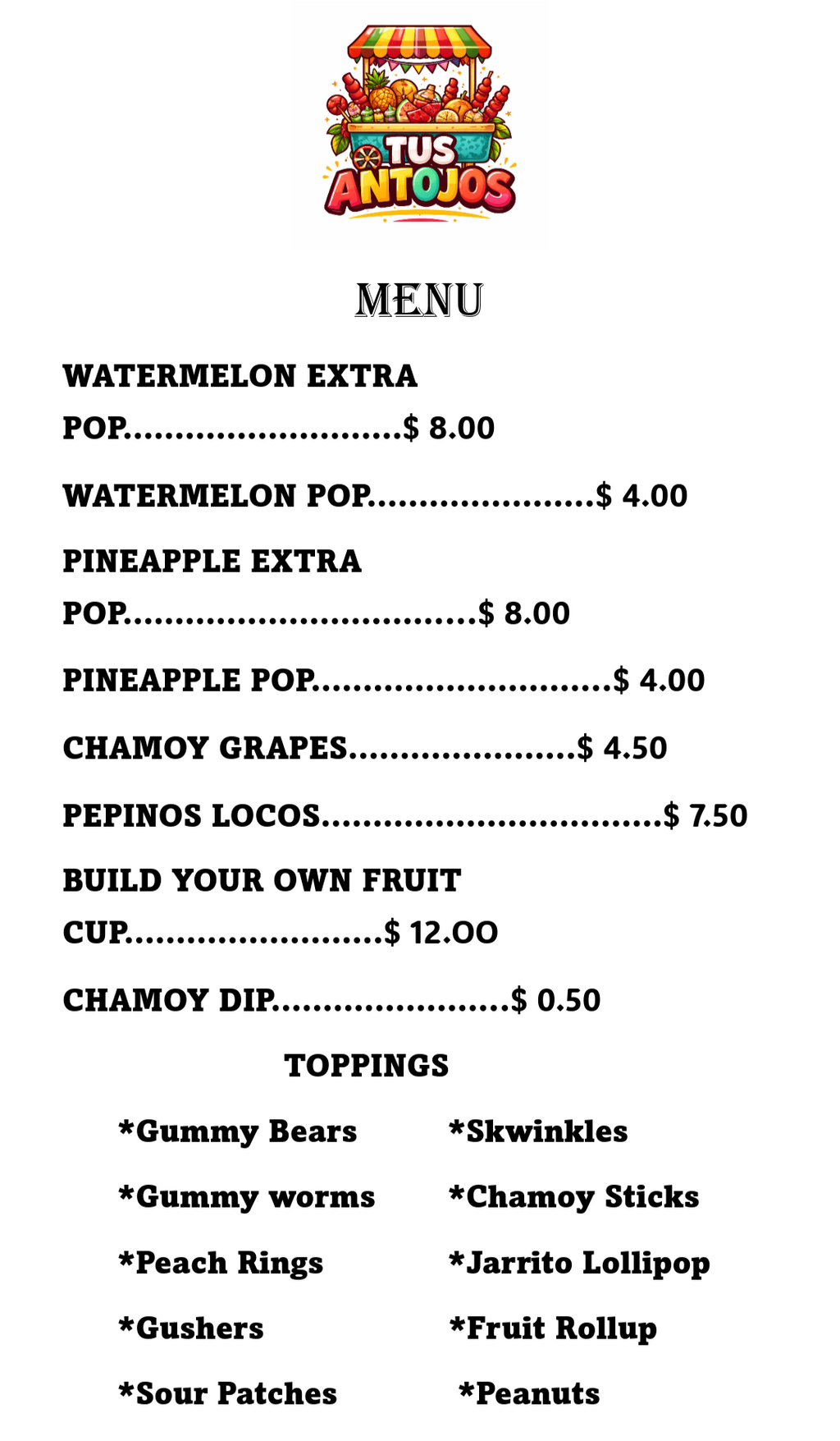 TUS ANTOJOS